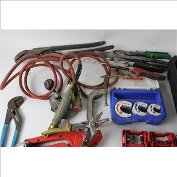 Milwaukee Rolling Tool Tote, With Hand Tools, 25+ Pieces