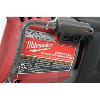 Milwaukee Sawzall Reciprocating Saw
