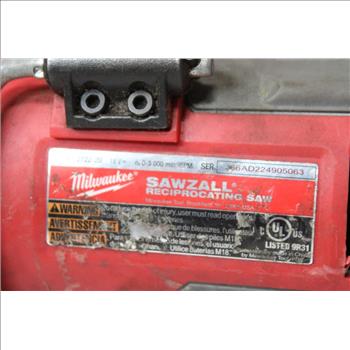 Milwaukee Sawzall Reciprocating Saw