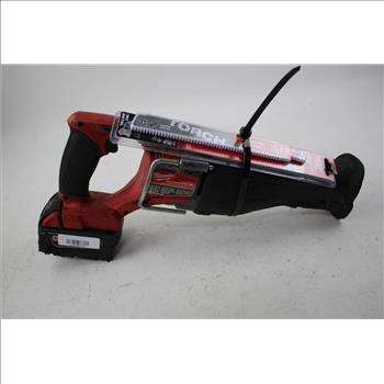 Milwaukee Sawzall Reciprocating Saw With 9" Saw Blades 3-Pack