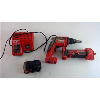 Milwaukee Screwgun And Cut Out Tool, 2 Pieces