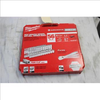 Milwaukee Socket Set 56 Pc