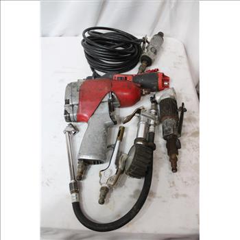 Milwaukee Soldering Iron, Sears Craftstman Impact Wrench, Die Grinder, And More, 5 Pieces