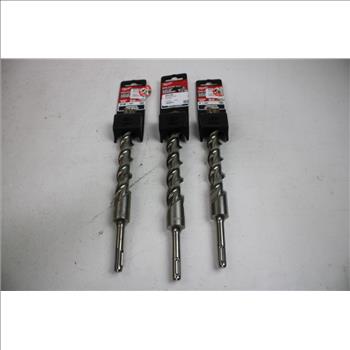 Milwaukee Solid Carbide Drill Bits, Powers Wedge-Bit, Bosch Hammer Drill Bit, 6 Pieces