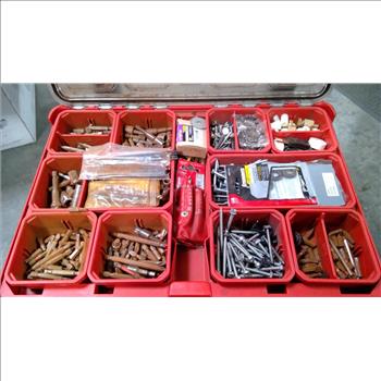 Milwaukee Stackable Packout Tool Boxes With Mixed Tools