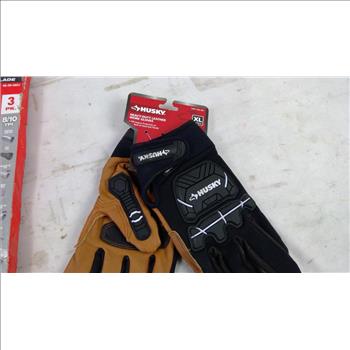 Milwaukee Tick Metal, Husky Leather Work Gloves Size XL