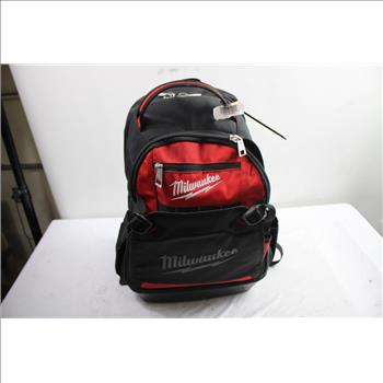 Milwaukee Tool Backpack With Staple Gun, Circuit Testers, 3/8" Drill/Driver, And More