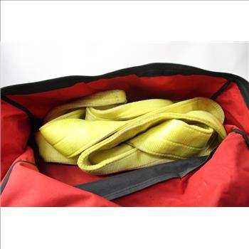 Milwaukee Tool Bag, Towing Hooks, Yellow Strap