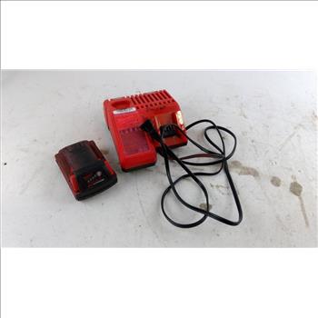 Milwaukee Tool Battery Charger W/ Battery