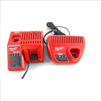 Milwaukee Tool Battery Chargers, 6 Pieces
