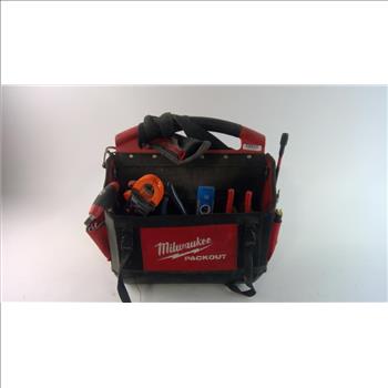 Milwaukee Toolbox With Band Saw, Clamp Meter, And More 20+ Pieces