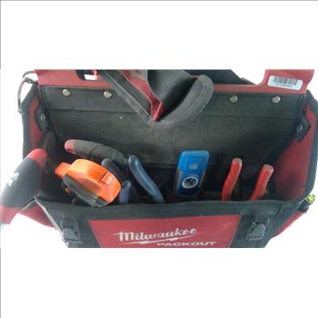 Milwaukee Toolbox With Band Saw, Clamp Meter, And More 20+ Pieces