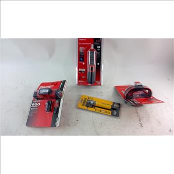 Milwaukee USB Rechageable Beacon Hard Hat Light Kit And More 4pc