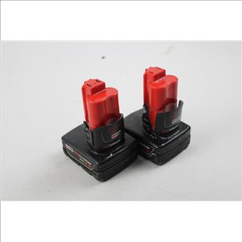 Milwaukee XC4.0 Battery Packs, 2 Pieces