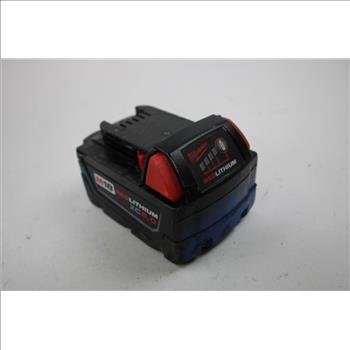 Milwaukee XC5.0 Battery, And M12 M18 Rapid Charger, 2 Pieces
