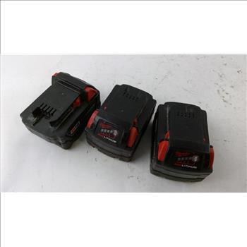 Milwuakee Tool Batteries 3 Pieces