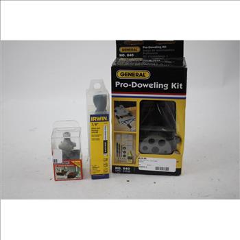 Mini Lathe Set, Pro-Doweling Kit, Chisel Set, Connect Pliers, And More, 7 Pieces