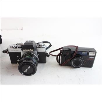 Minolta XE-5 Camera With Accessories