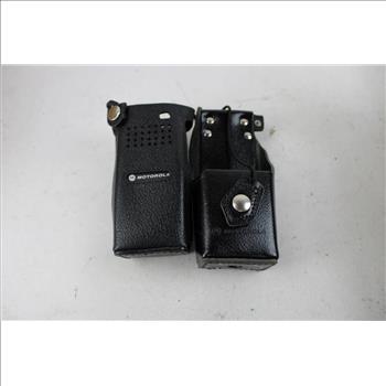 Misc Radio Leather Holster Pieces