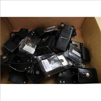 Misc Radio Leather Holster Pieces