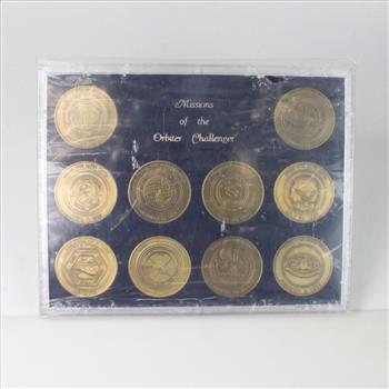Missions Of The Orbiter Challenger Coin Set
