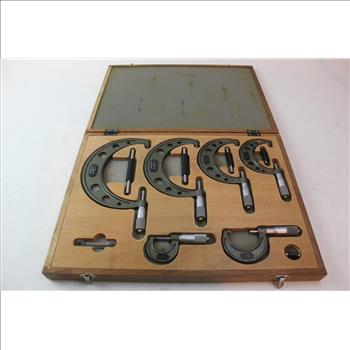 Mitutoyo Micrometer Set, 6 Pieces