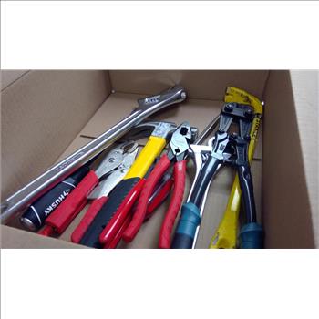 Mix Tool Set, Cutters, Hammer, Adjustable Wrench And More