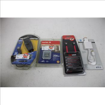 Mixed Adaptors, Smartphone SD Card Reader, And More, 14 Pieces