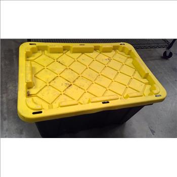 Mixed Cables Bulk Lot In HDX Plastic Storage Tote