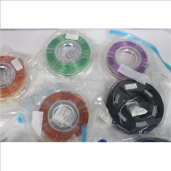 Mixed Color 3D Printer Filaments Bulk Lot, 8 Pieces