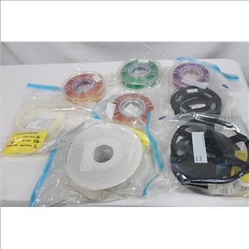 Mixed Color 3D Printer Filaments Bulk Lot, 8 Pieces