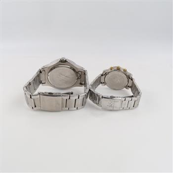Mixed Diamond Bezel Watches, 2 Watches