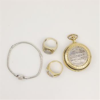 Mixed Fashion Jewelry And Watch, 4 Pieces