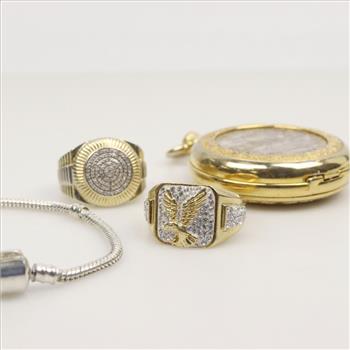 Mixed Fashion Jewelry And Watch, 4 Pieces