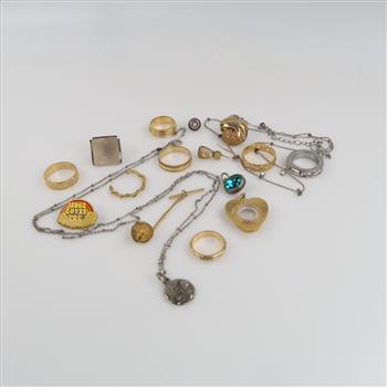 Mixed Jewelry, 13+ Pieces (Including 2 Silver Earrings)
