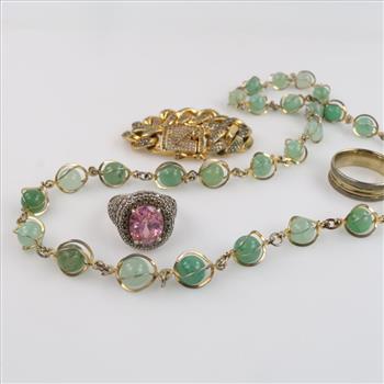 Mixed Jewelry, 4 Pieces (1 Silver Ring)