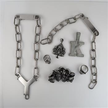 Mixed Jewelry, 6 Pieces - 1+ Lbs