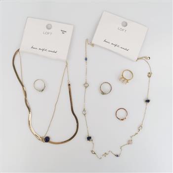 Mixed Jewelry, 6 Pieces - Including Silver Ring