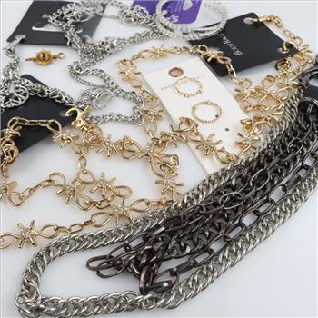 Mixed Jewelry, 7 Pieces, Includes Claires, American Eagle, Body Rage