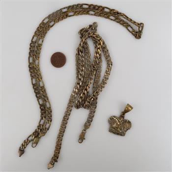 Mixed Jewelry And Foreign Currency , 4 Pieces