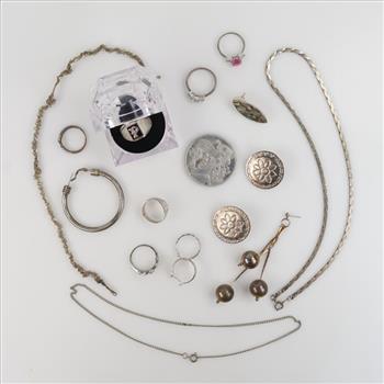 Mixed Jewelry And Token, 11+ Pieces