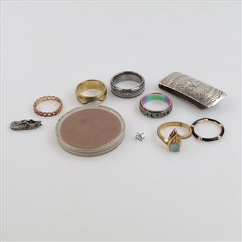 Mixed Jewelry And Token, 8+ Pieces