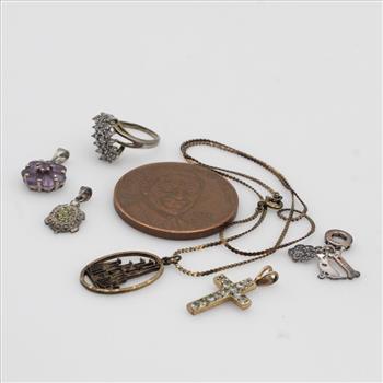 Mixed Jewelry And Token (Fine Copper), 6+ Pieces