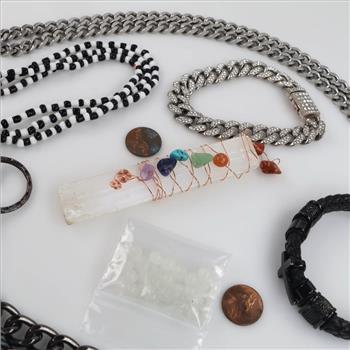 Mixed Jewelry And US Currency, 9+ Pieces