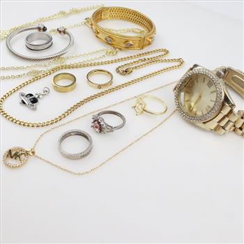 Mixed Jewelry And Watch, 12+ Pieces