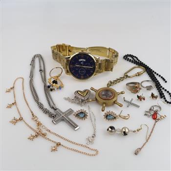 Mixed Jewelry And Watch, 14+ Pieces