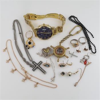 Mixed Jewelry And Watch, 14+ Pieces