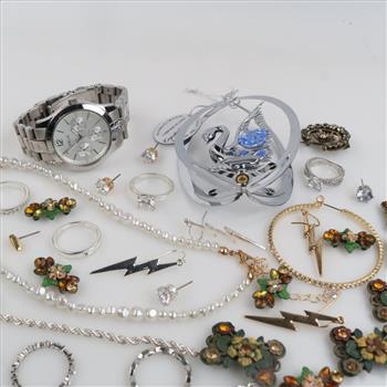 Mixed Jewelry And Watch, 15+ Pieces