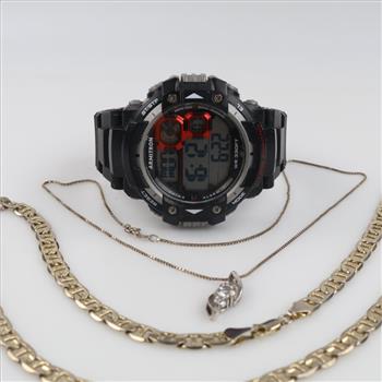 Mixed Jewelry And Watch, 3+ Pieces