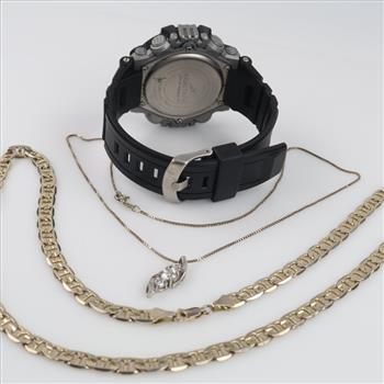 Mixed Jewelry And Watch, 3+ Pieces